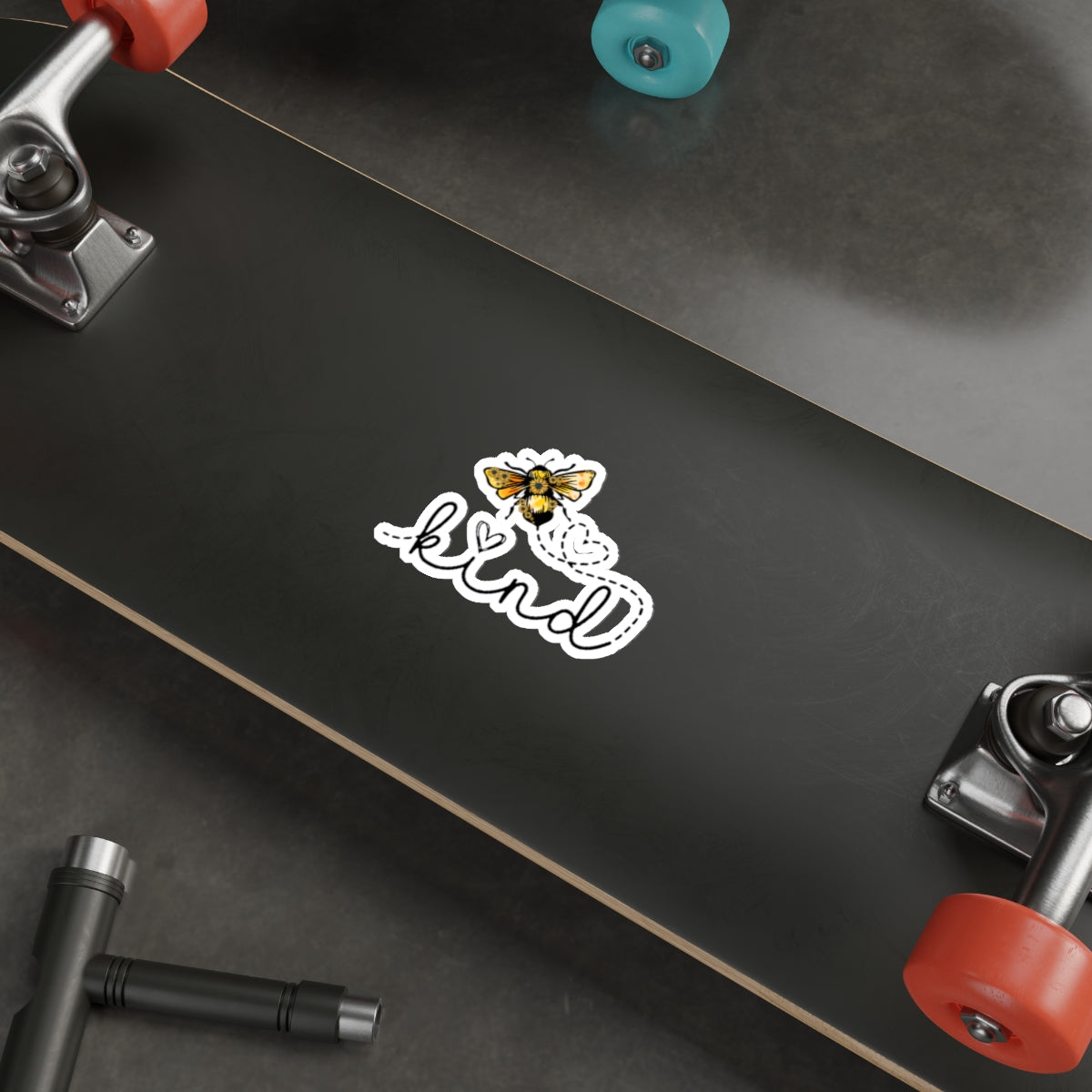 Be Kind With Two Hearts Die-Cut Stickers