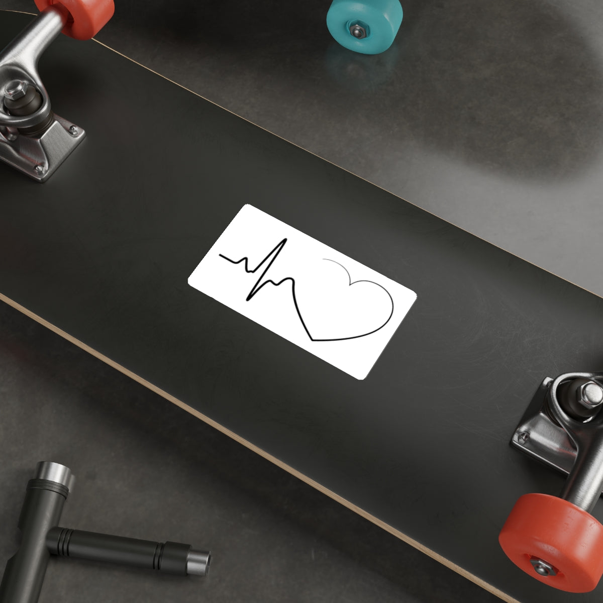 Heartbeat Love Die-Cut Stickers