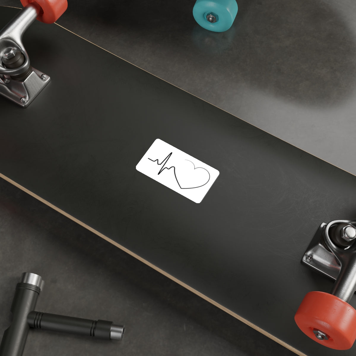 Heartbeat Love Die-Cut Stickers