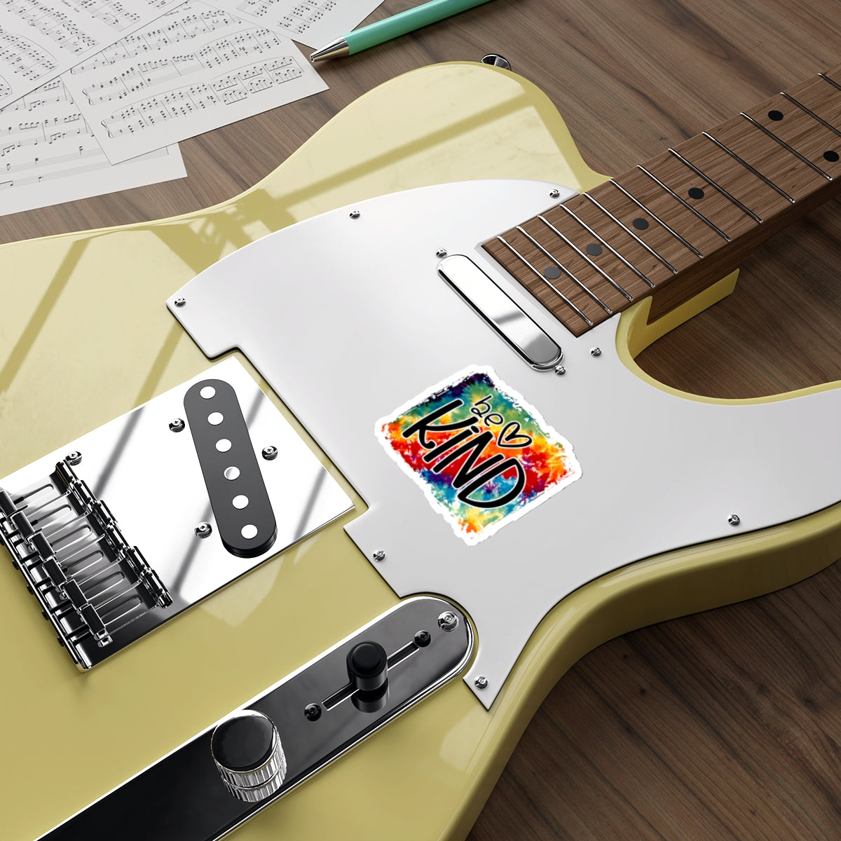 Vibrant Kindness Die-Cut Stickers
