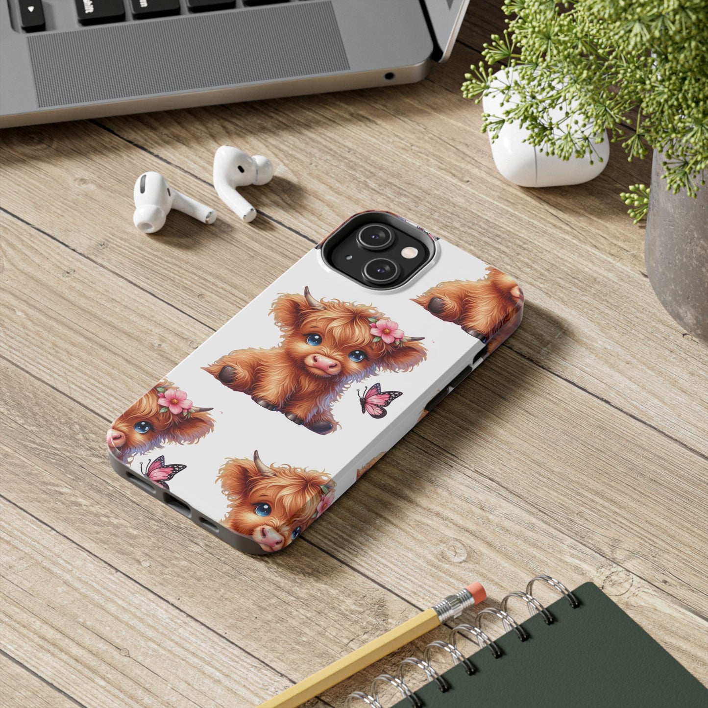 Sweet Highland Cow Phone Case