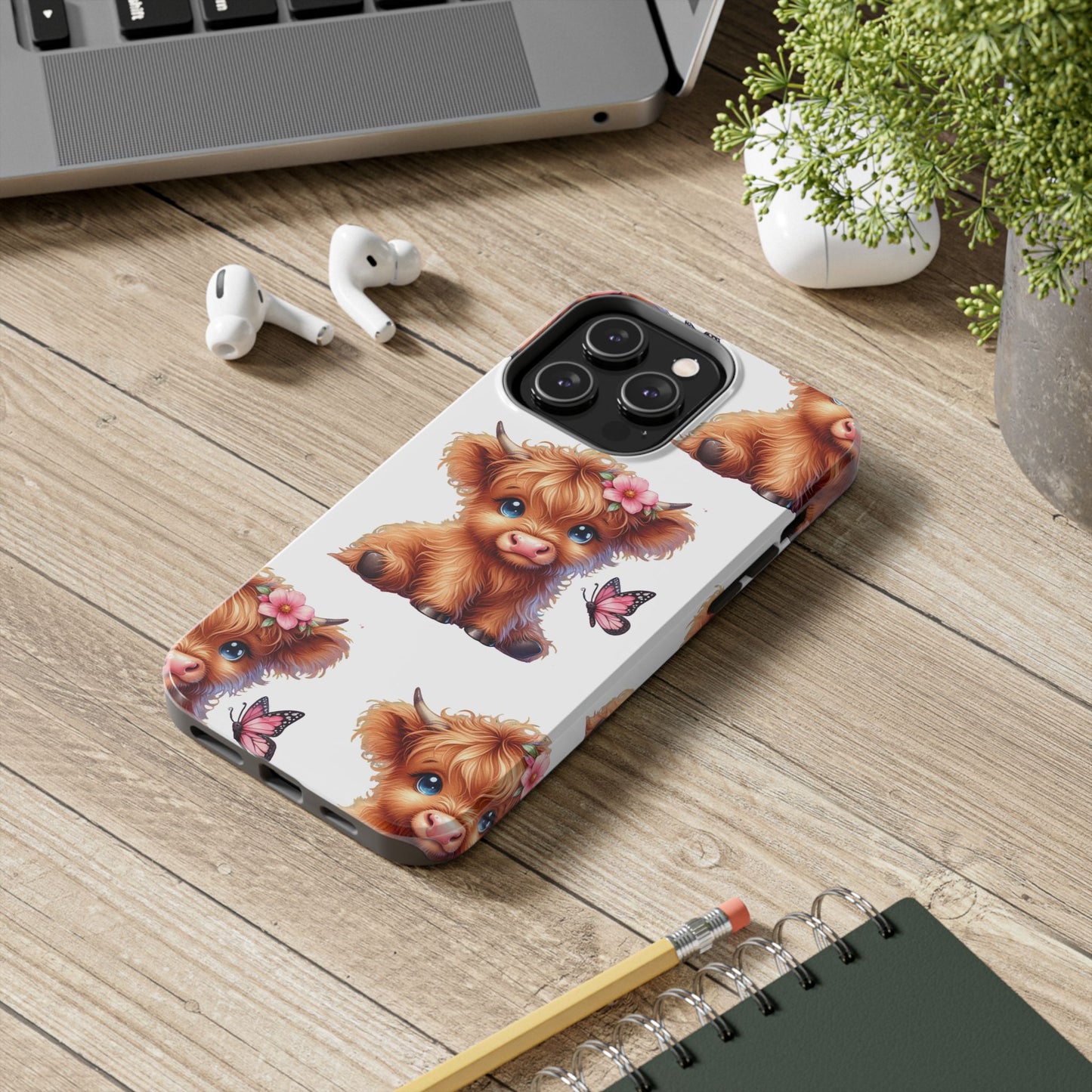 Sweet Highland Cow Phone Case