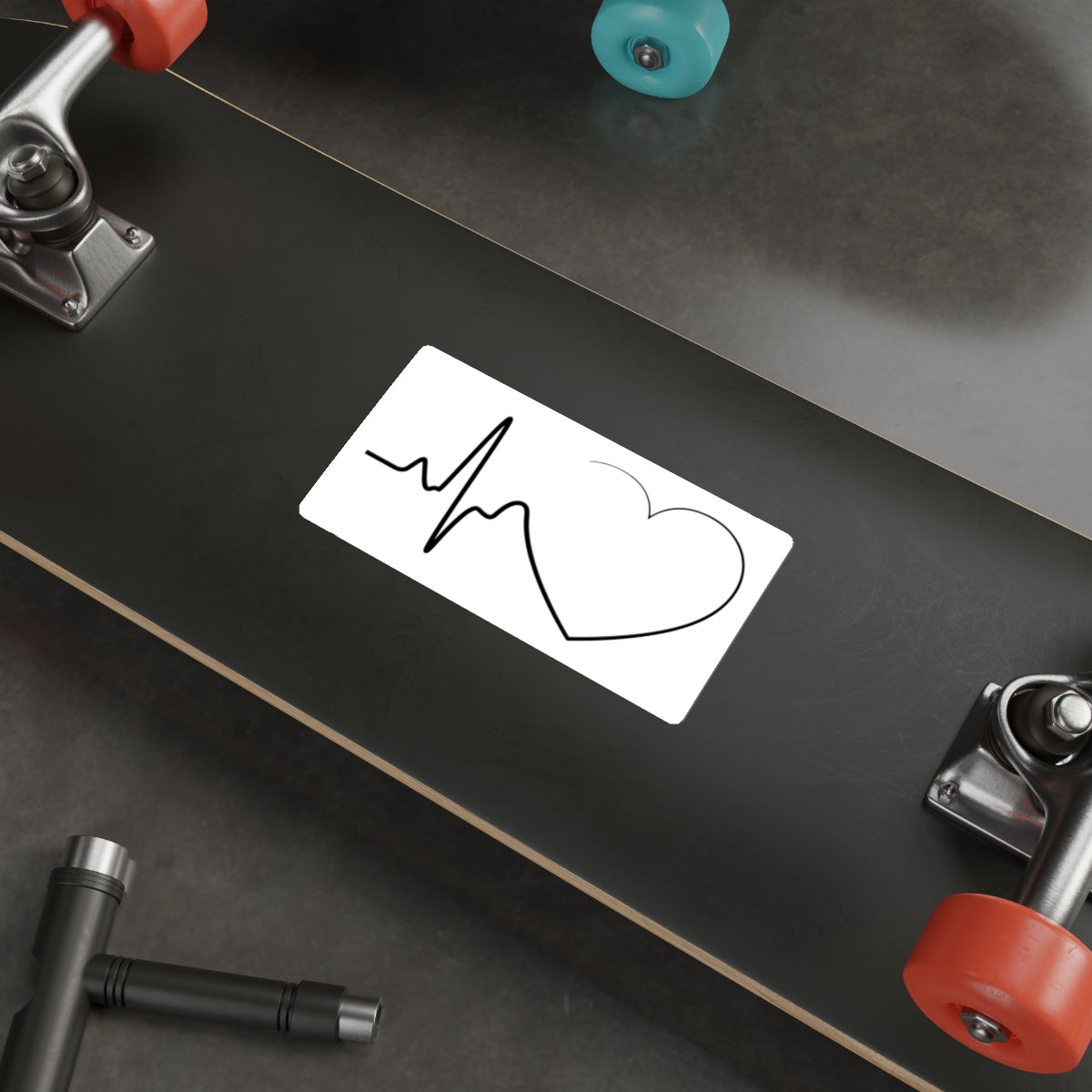 Heartbeat Love Die-Cut Stickers