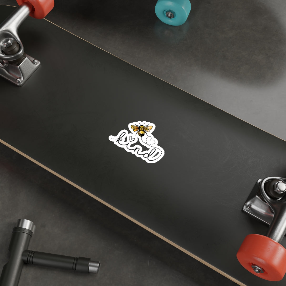 Be Kind With Two Hearts Die-Cut Stickers