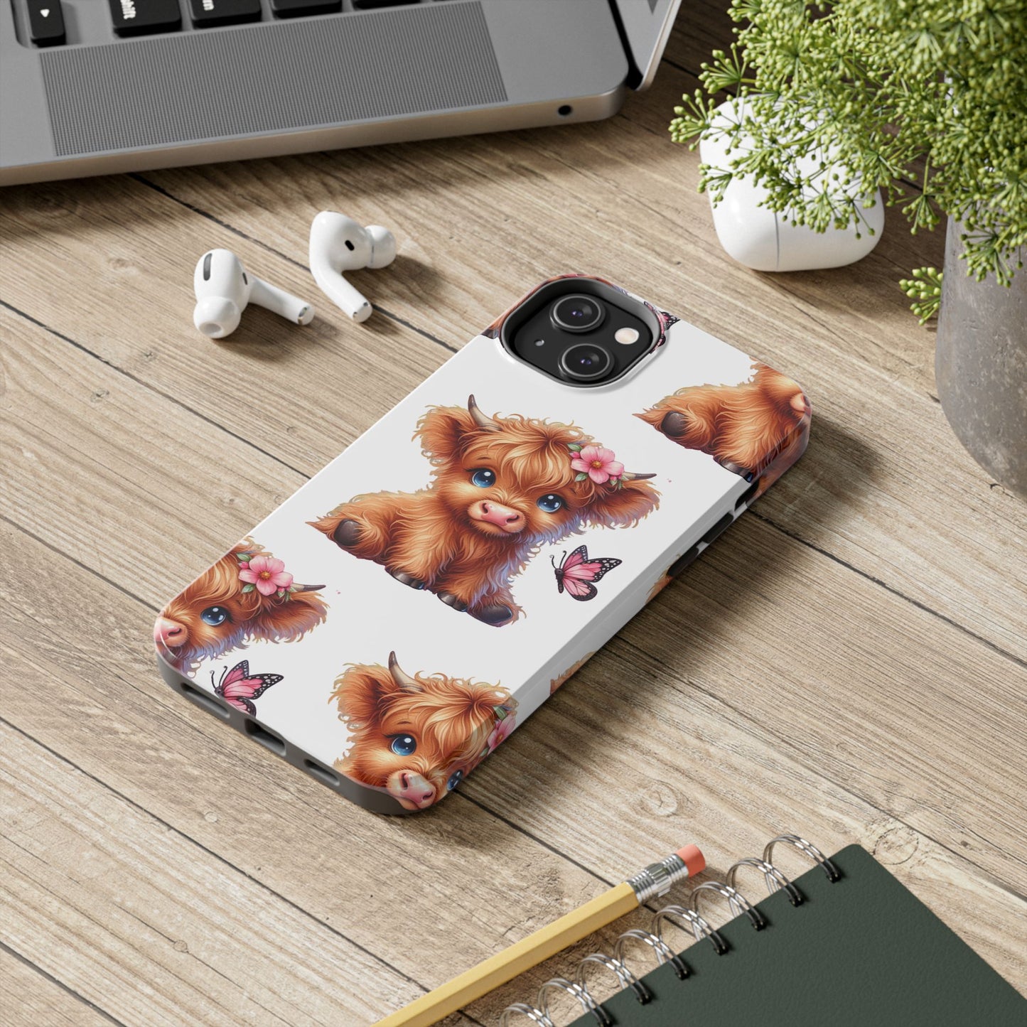 Sweet Highland Cow Phone Case