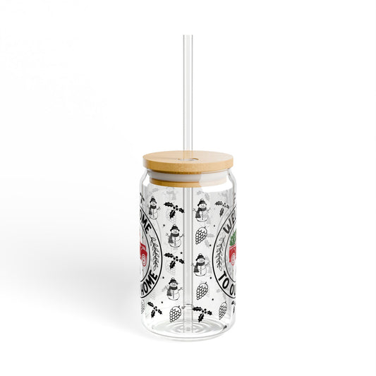 Red Truck Farmhouse Sipper