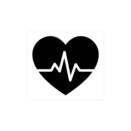 Heartbeat Vinly Stickers