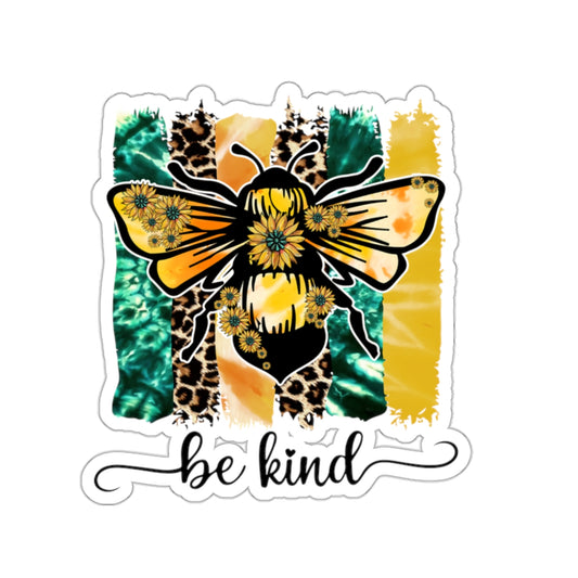 Bee Kind Die-Cut Stickers