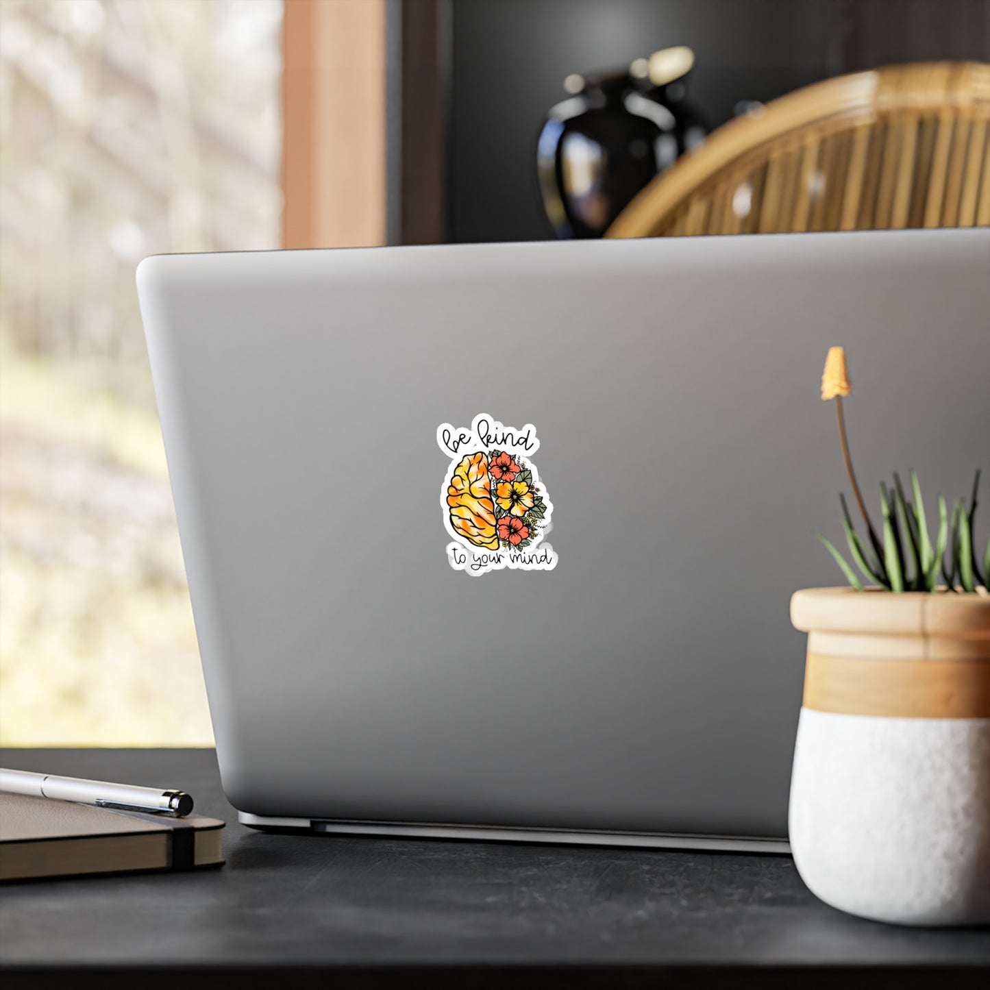 Be Kind to Your Mind Kiss Cut Sticker